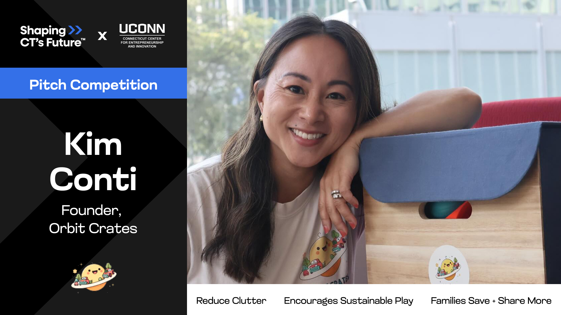 Pitch Competition: Kim Conti, Founder, Orbit Crates | Shaping CT's Future